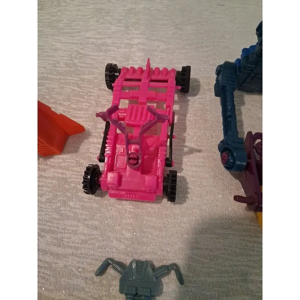 Vintage Kenner The Real Ghostbusters Vehicle Parts Lot Ecto-3 Chassi Seat...